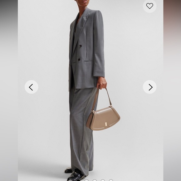 Hugo Boss‼️‼️ Suit RELAXED-FIT JACKET and PANTS 
SHARKSKIN ITALIAN WOOL‼️ - Picture 8 of 13